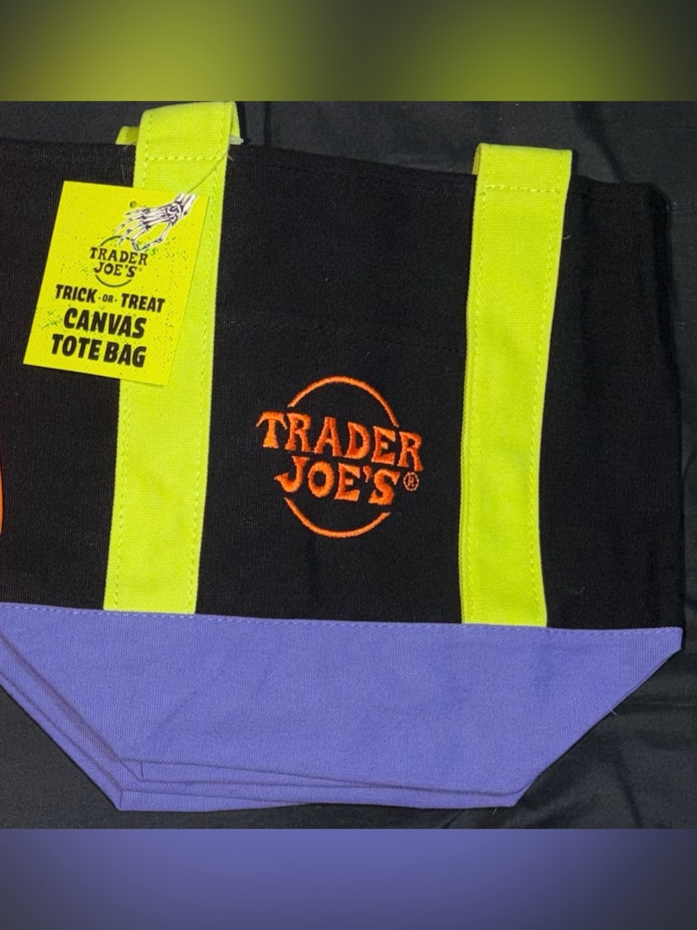 Trader Joe’s canvas tote bag